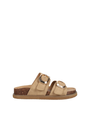 MIGATO Μπεζ footbed σανδάλι  100045579-010