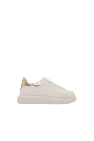 SNEAKERS ΔΙΣΟΛΑ ΛΕΥΚΟ ΧΡΥΣΟ