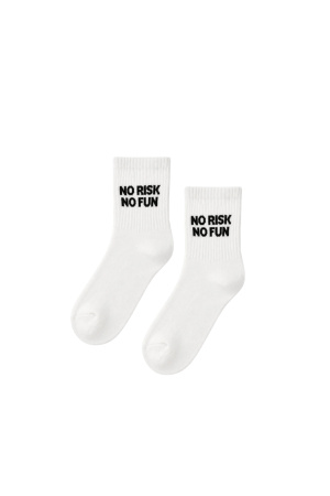 CARNAVAL SOCKS Κάλτσες NO RISK NO FUN